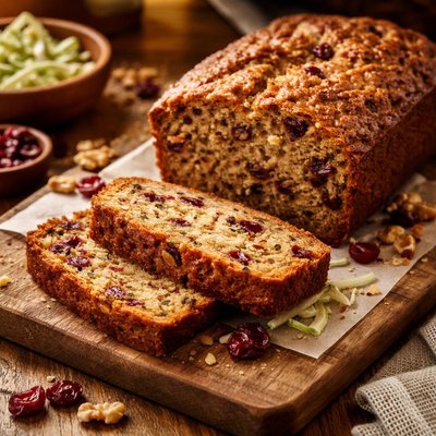 Image of Zucchini Cranberrry Bread