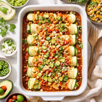Image of Zucchini Enchiladas