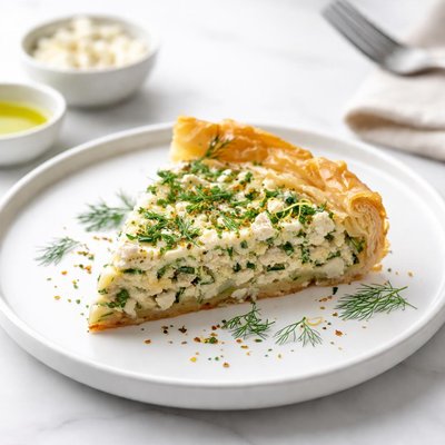 Image of Zucchini Feta and Dill Pie
