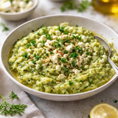 Image of Zucchini Feta Mash