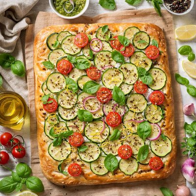 Image of Zucchini Focaccia