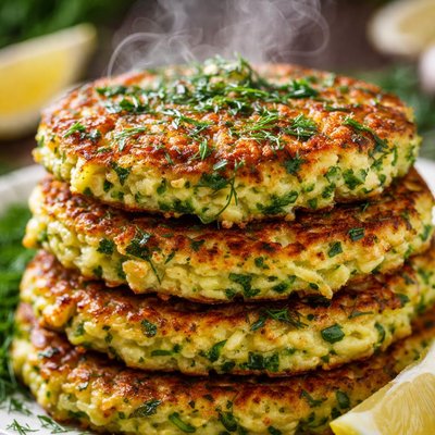 Image of Zucchini Fritters with Dill