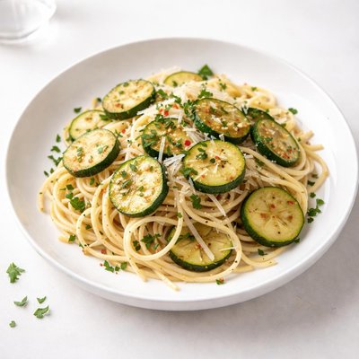 Image of Zucchini Garlic Pasta