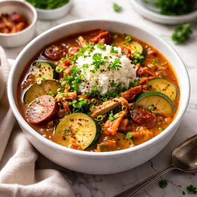 Image of Zucchini Gumbo Crock Pot