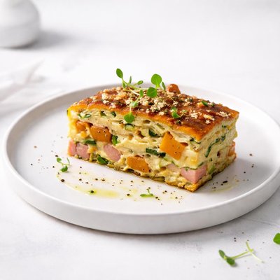 Image of Zucchini Ham and Pumpkin Slice