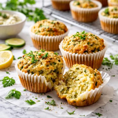 Image of Zucchini Herb Muffins