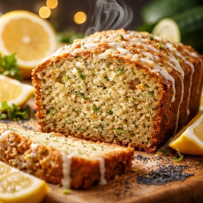 Image of Zucchini Lemon Poppyseed Bread