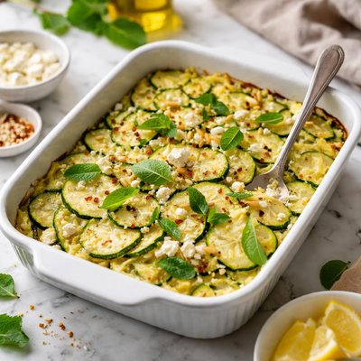 Image of Zucchini Mint Bake