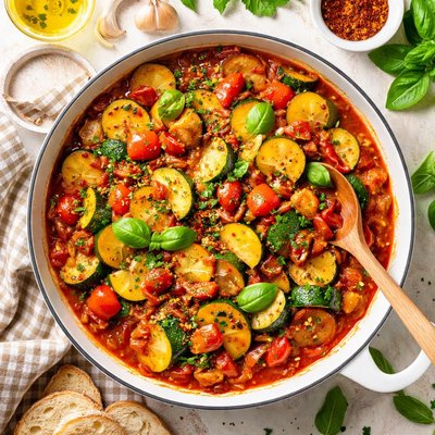 Image of Zucchini Mix in Tomato Sauce