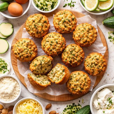 Image of Zucchini Muffins Low Carb