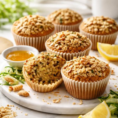 Image of Zucchini Oatmeal Muffins