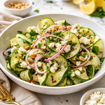Image of Zucchini Onion Salad