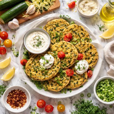 Image of Zucchini Pancakes with a Difference