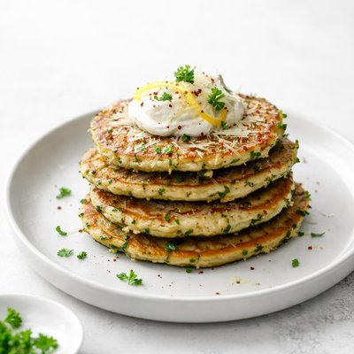 Image of Zucchini Parmesan Pancakes