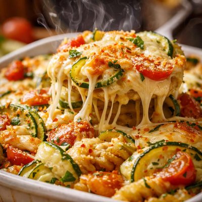 Image of Zucchini Pasta Baked