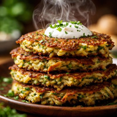 Image of Zucchini Potato Pancakes