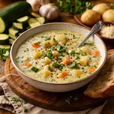 Image of Zucchini Potato Soup