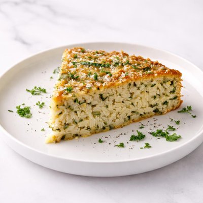 Image of Zucchini Rice Pie