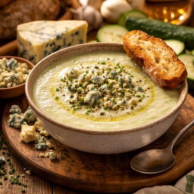 Image of Zucchini Roquefort Soup