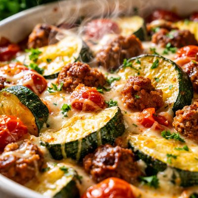 Image of Zucchini Sausage Bake