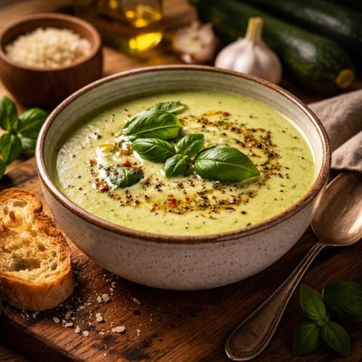 Image of Zucchini Soup with Basil