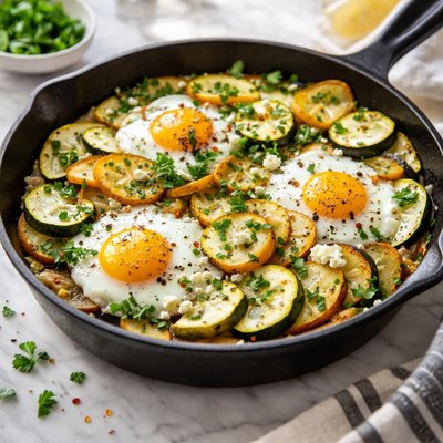 Image of Zucchini Squash and Eggs