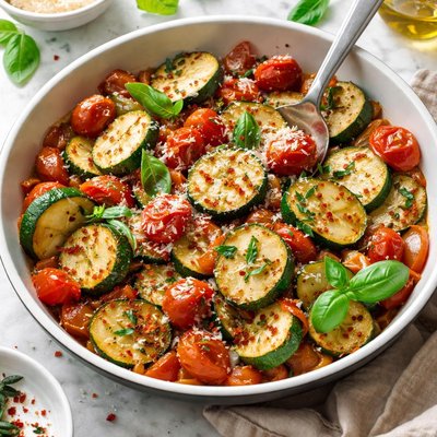 Image of Zucchini Tomato Saute