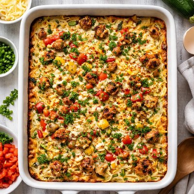 Image of Zucchini White Castle Brunch Bake