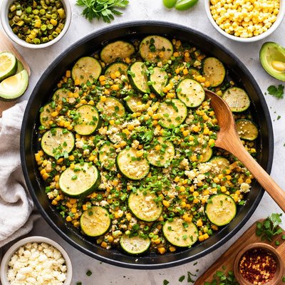Image of Zucchini with Green Chiles