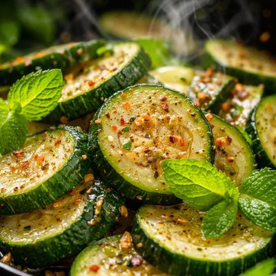 Image of Zucchini with Mint