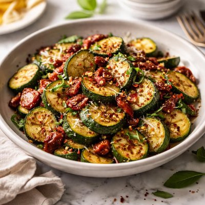 Image of Zucchini with Sun Dried Tomatoes