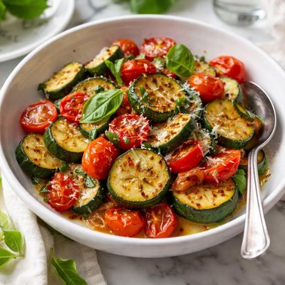 Image of Zucchini with Tomatoes