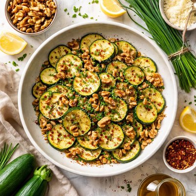 Image of Zucchini with Walnuts and Chives