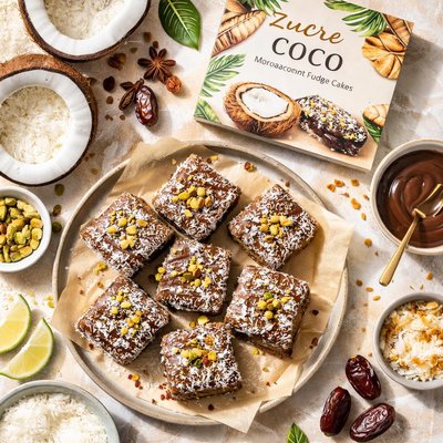 Image of Zucre Coco Moroccan Coconut Fudge Cakes