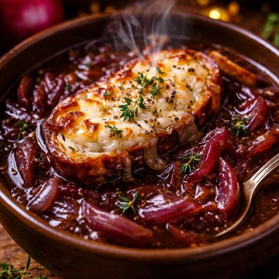 Image of Zuppa Di Cipolla Al Vino Rosso