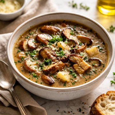 Image of Zuppa Di Porcini Porcini Mushrooms Soup