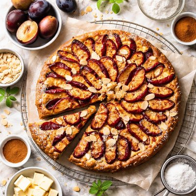 Image of Zwetschgenkuchen Bavarian Plum Cake