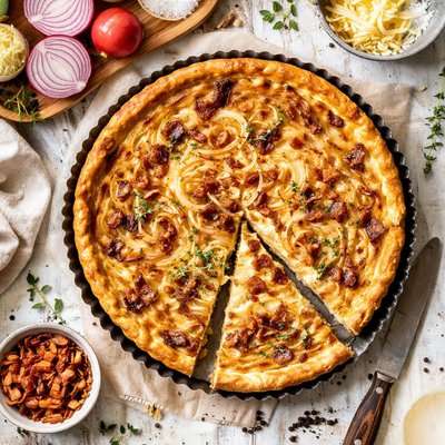 Image of Zwiebelwhe Swiss Onion Tart