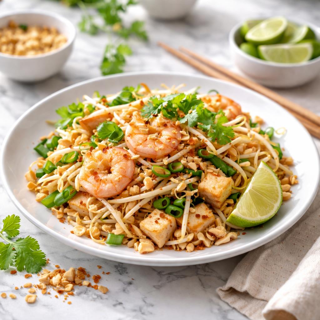 Pad Thai Lower Fat Version Recipe
