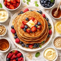 100 Whole Wheat Buttermilk Pancakes