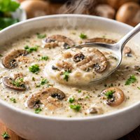 10 Minute Cream of Mushroom Soup