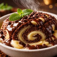 123 Chocolate Pinwheel Pudding