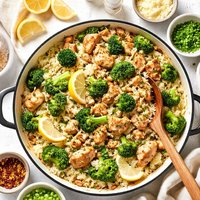 15 Minute Chicken Broccoli and Rice Dinner
