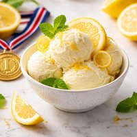 1st Place Lemon Ice Cream for Ice Cream Maker