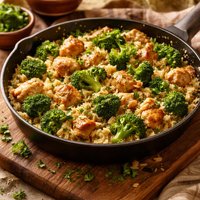 20 Minute Chicken Rice with Broccoli K