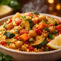 25 Minute Tunisian Vegetable Couscous