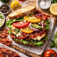 2 Handed Kitchen Sink Tomato Sandwich
