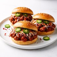 3 Alarm Spicy Bbq Pork Sandwiches