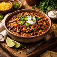 3 Bean Vegetarian Chili