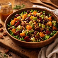 3 Color Salad with Maple Vinaigrette